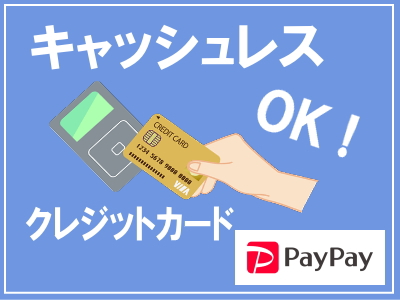 キャッシュレスOK